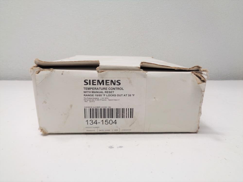 Siemens Powers Controls Low Temperature Detection Thermostat 134-1504